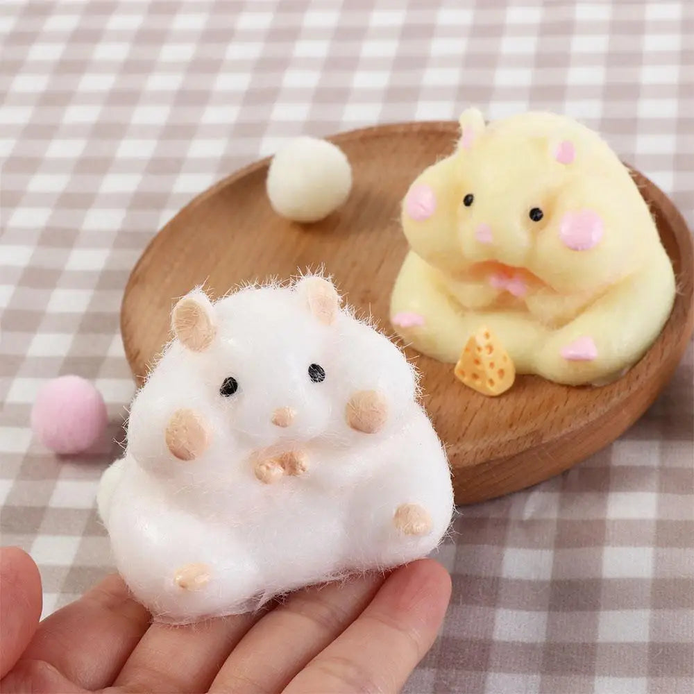 Cute Squishy Hamster Squeeze Toy (2 options)