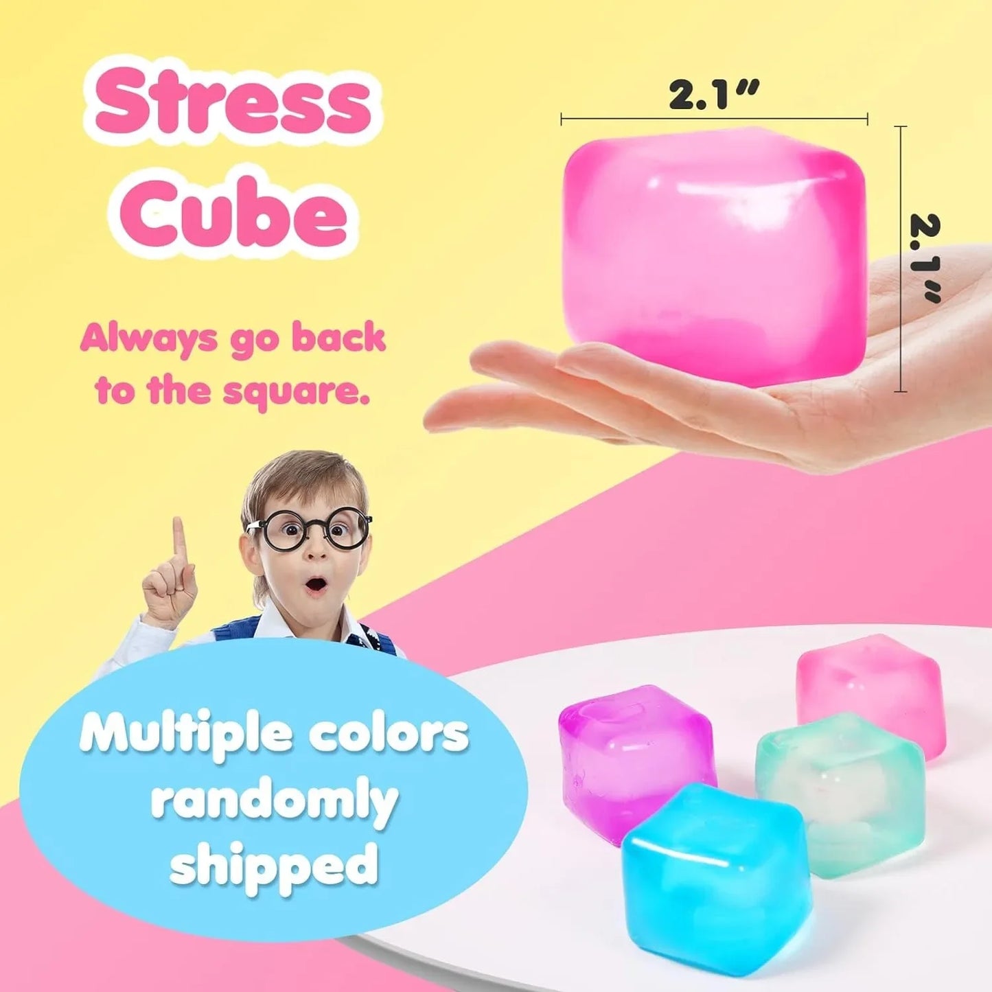 Squishy Ice Cube Toy (2 options)